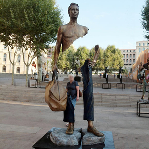 Cuộc Sống Kích Thước Nổi Tiếng Nhật Bản Anime Nhân Vật Điêu Khắc Bronze Luffy Bức Tượng - Product Image 6