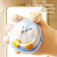 Jouet anti-stress à bulles en forme d'animal (grenouille, pingouin, mouton) – Mini ornement de bureau mignon pour soulager le stress