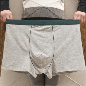 Calzoncillos Boxer de Algodón para Hombre, Talla Grande, Ropa Interior Sexy sin Costuras con Logotipo en la Cintura, Cómodos y Elegantes - Product Image 2