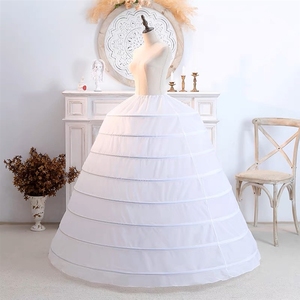 Jupon <span class=keywords><strong>de</strong></span> <span class=keywords><strong>mariée</strong></span> à 8 anneaux, vêtements <span class=keywords><strong>de</strong></span> cérémonie, <span class=keywords><strong>crinoline</strong></span>, <span class=keywords><strong>robe</strong></span> <span class=keywords><strong>de</strong></span> bal à large diamètre, jupon bouffant surdimensionné - Product Image 4