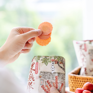Chayan Snacks Chinos: Hojuelas de Haw Crujientes, Dulces y Ácidas, Caramelos Tradicionales Chinos de Fruta Deshidratada - Product Image 3