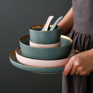 <span class=keywords><strong>Vaisselle</strong></span> glaçure de <span class=keywords><strong>style</strong></span> <span class=keywords><strong>scandinave</strong></span> 5 pièces ustensiles de cuisson en céramique assiette de fruits en céramique cuite au fromage ensemble de <span class=keywords><strong>vaisselle</strong></span> en céramique - Product Image 4