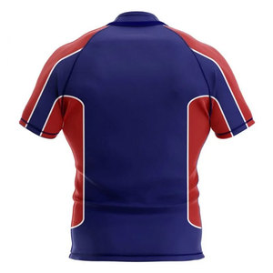 Maillots de rugby personnalisés avec logo, style 2026, sublimation, coupe ajustée, tailles plus, unisexe, manches courtes - Product Image 3