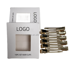 Pinzas para el Cabello al por Mayor, de Metal y Plástico, Tipo Cocodrilo, para Peluquería, para Mujeres y Niñas, Clip de Cobre - Product Image 2