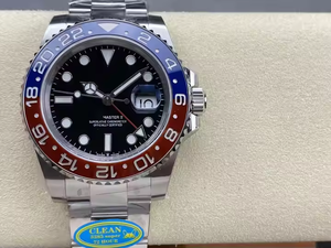 Đồng hồ cơ chất lượng cao cấp 40MM, máy 904L, sản xuất tại Clean Factory, mặt gốm, vàng hồng kép, GMT, dây cao su - Product Image 3