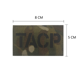 <span class=keywords><strong>2</strong></span> * * * بوصة رقعة حروف تكتيكية TACP MC IR عاكس للرؤية الليلية علامة تجارية رقعة خياطة على حقيبة معاطف - Product Image 2