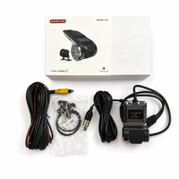 Caméra de tableau de bord USB double objectif U2+ 1080P+720P avec enregistrement en boucle ADAS, DVR de voiture universel sans écran pour navigation Android