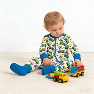 Mono de bebé recién nacido popular, suave, con pies cubiertos, flexible y transpirable, ideal para <span class=keywords><strong>dormir</strong></span> y descansar. - Product Image 1