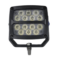 ECE R10 12 36V Off Road Light Square Antivibración 50W 70W Foodlight Heavy Duty Truck LED Luz de trabajo para la industria minera SUV