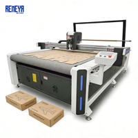 Machine de découpe numérique CNC pour carton ondulé simple et double paroi avec fonction de rainurage pour échantillons de carton REMEYA