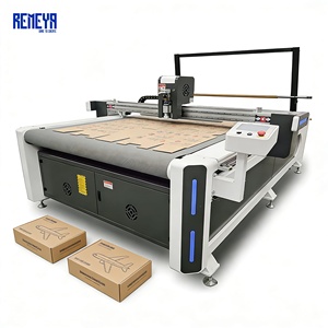 Machine de découpe numérique CNC pour carton ondulé simple et double paroi avec fonction de rainurage pour échantillons de carton REMEYA - Product Image 1