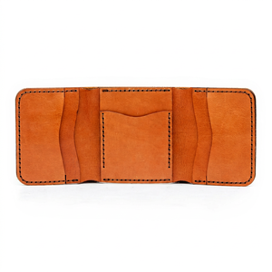 Wholesale Genuine <b>Leather</b> Tri Fold <b>Wallet</b> Men Custom Logo <b>Real</b> Cowhide Card Holder Small Vintage Purse Bag LTW-0150 - Product Image 1