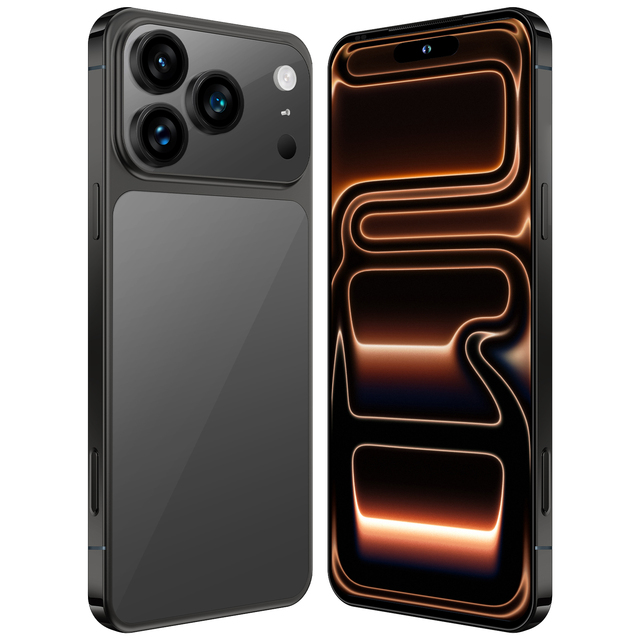 2025 New Arrival Original I17 17 Pro Max 5G LTE Smartphone 90Hz HD 7.3 Display 108MP Rear Camera 16GB+1TB Storage Quad Core MTK