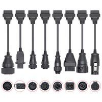 Câble de diagnostic multi-OBD J1939 robuste avec connecteurs 7, 12, 14, 20, 30 et 37 broches pour camions