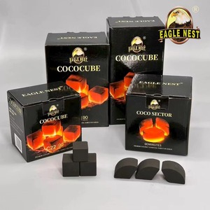 EAGLE <span class=keywords><strong>NEST</strong></span> Hochwertige Rauchfreie 100% Kokosnuss-Schalenpulver-Briketts Schwarze Holzkohle für Hookah Shisha & Bakhoor - Product Image 1