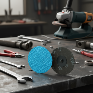 Disque de ponçage en zircone Fervi Fast Lock P60 125 mm pour le ponçage des métaux - Product Image 3