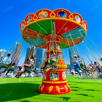 Manège de parc d'attractions Hotfun Carnival Rides, balançoire à chaises volantes 36 places, en promotion