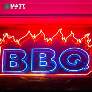 Letreros de Neón Personalizados con Logotipo de Negocio para Barbacoa, Luces LED de Neón para Restaurante, Hogar, Fiesta, Cervecería, Bar, Decoración de Pared - Product Image 3