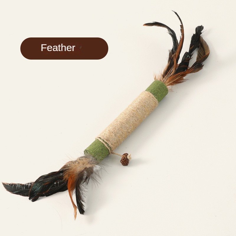 Feather Catnip Stick