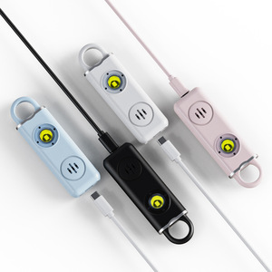Portable Personal <b>Alarm</b> 130 Db Rechargeable Lithium Battery With Keychain For Women Students Outdoor Self Defense - Product Image 1