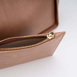 กระเป๋าคลัทช์สะพายไหล่แบบมีซิปปิดทำจากโพลีเอสเตอร์เนื้อนุ่มสำหรับผู้หญิง - Product Image 6