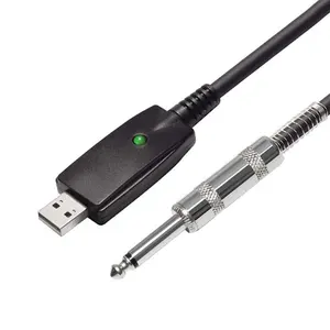 Ugreen — câble USB pour guitare électrique, raccord mâle vers 6.35mm, 1/4 "TS Mono, câble Audio de Studio