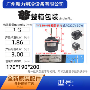 Moteur asynchrone Yys30 4 30W 220V 50Hz monophasé pour ventilateur de stérilisation d'air - Product Image 4