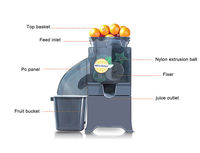Elektrische Calamansi-sapcentrifuge, citroen- en sinaasappelsapcentrifuge, verse sapcentrifuge