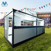 Kiosque de vente en conteneur, Kiosque mobile extérieur pour sites touristiques, Kiosque de vente pour salon de thé, Kiosque de vente pour rue commerciale, Kiosque de café