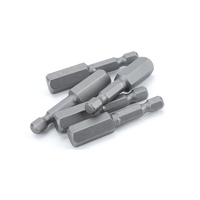 Embout de tournevis hexagonal et à tête fendue CRV S2 en acier allié de 4mm 5mm