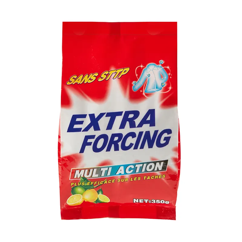 350g EXTRA-FORCING extra lemon perfume good smell strong cleaning washing powder detergent hot sale powder soap from factory