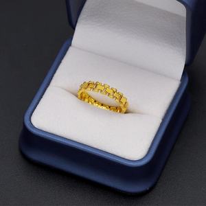 Anillo de Boda con Diseño de Flor Jxx para Mujeres, Hombres y Niñas en Color Oro Dubai, Joyería de Latón Moderna - Product Image 5