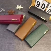 Vente directe usine – Nouvelle boîte à lunettes rigide portable haut de gamme, faite à la main, avec logo imprimé, fermeture magnétique résistante à la pression
