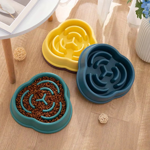 1 Plato de Alimentación Lenta para Mascotas, Plato Antideslizante para Perros, Plato Antivuelco, Suministros y Dispositivos de Alimentación para Mascotas - Product Image 3