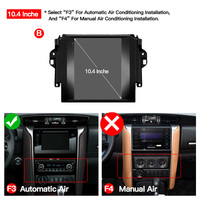 Écran Tesla Android 13 Radio pour TOYOTA Fortuner 2016 2017 2018 2019 2020 2021 2022 Navigation GPS Lecteur Multimédia de Voiture