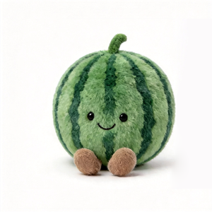 Juguete de Peluche de Sandía Personalizado, Pelota de Peluche de Sandía de Alta Calidad, Venta al por Mayor de Lindos Juguetes de Peluche de Sandía - Product Image 3