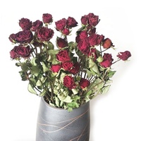 Bouquet de roses séchées en gros pour la décoration intérieure, cadeaux de mariage, arrangements floraux, cadeau pour femmes, décoration de maison, arche florale