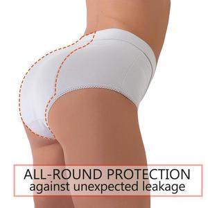 Culotte <span class=keywords><strong>menstruelle</strong></span> taille haute pour femme, 3 couches absorbantes, avec trous de ventilation, anti-fuite, pour dormir et post-partum - Product Image 3