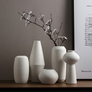 Nuovo Design Minimalista <span class=keywords><strong>Vaso</strong></span> in Ceramica per Decorazione Tavola, <span class=keywords><strong>Vaso</strong></span> per Fiori in Argilla Ceramica Nordica Fatto a Mano <span class=keywords><strong>con</strong></span> Effetto Filigrana - Product Image 2