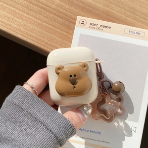 Cho AirPods 1/2/3/4/PRO đáng yêu gấu bông trường hợp mềm TPU bảo vệ bìa với mặt dây chuyền quà tặng cho cô gái - Product Image 6
