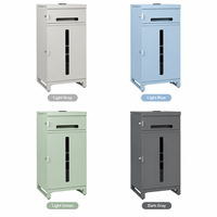 Armoire de rangement extérieure grande capacité pour livraisons, boîte de colis antivol avec fenêtre de visualisation, couleur personnalisable disponible