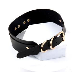 Sm Getraind Seksspeeltje Vrouwen Beperkingen Kraag Donkere Lederen Hals Kraag Bondage Kleding Volwassen Alternatief Seksueel Genot Item - Product Image 3