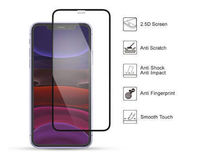 Film de protection d'écran de téléphone portable en verre trempé 2.5D à colle intégrale pour iPhone 17 Pro Max 16 Pro 15 Plus 17 Air