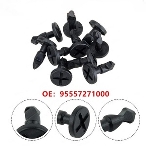 สกรูแผงตกแต่งฝากระโปรงเครื่องยนต์ Porsche 95557271000 สีดำ อะไหล่ยึดสำหรับ Cayenne - Product Image 2