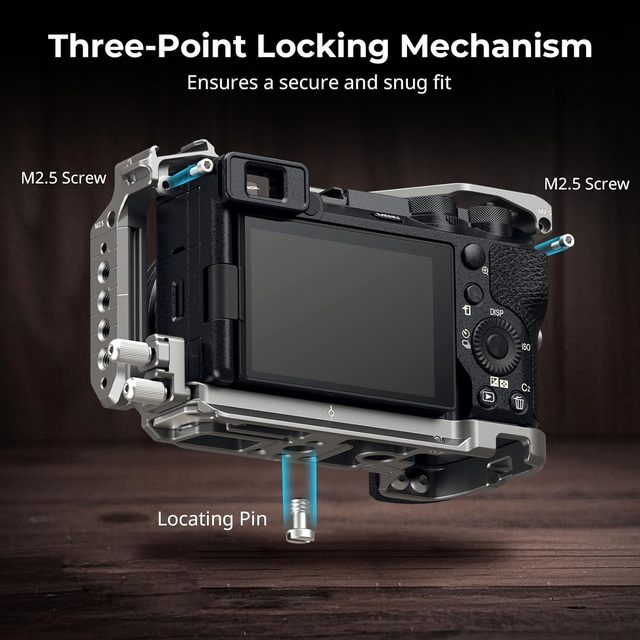SmallRig Hawklock Quick Release Cage Kit for Sony Alpha 6700, with Multiple Mounting Interfaces and Built-in Quick Release 5060