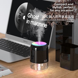 200ml Portable Mini USB Ultrasonic Silent Air Purifier Cool Mist Humidifier Essential Oil <b>Diffuser</b> <b>LED</b> <b>Lighting</b> 1 Year Plastic - Product Image 6