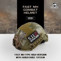 Casque de camouflage MH US en gros avec système d'ajustement Ops et rails latéraux ARC, cache NVG, casque de protection