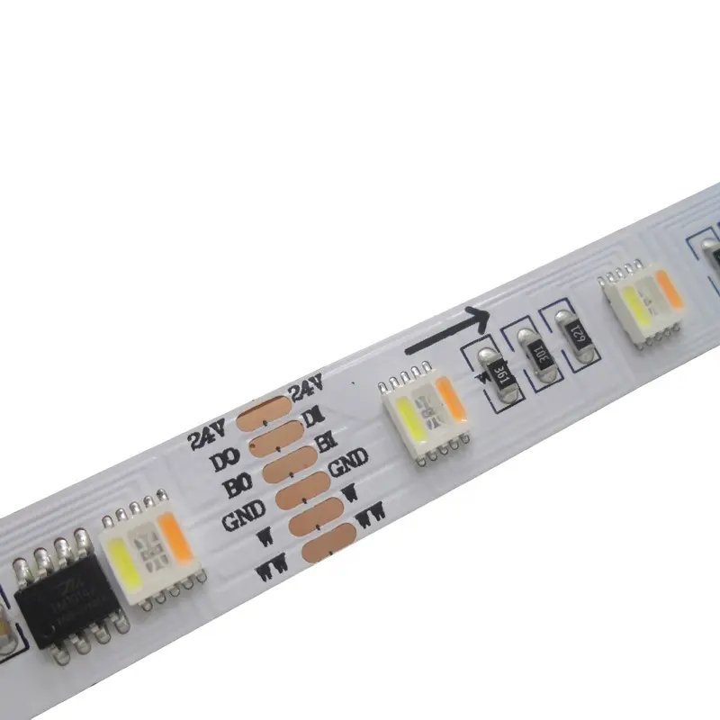 IP20 IP65 IP67 IP68 RGB Dual white CCT PWM SPI IC TM1914 RGBww 5in1 addressable LED Strip