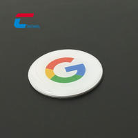 Küçük Google İnceleme İşletme Etiketi NFC Epoksi Etiket Temassız Pazarlama Aracı Sosyal Medya için