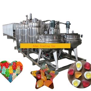 Petit lot Servo dépôt arc-en-ciel forme ronde spirale plate sucette vitamine forme Machine de production pour Gummy - Product Image 4